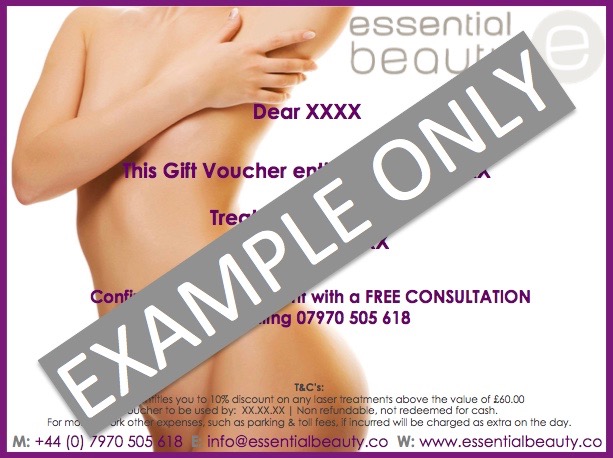 Gift Voucher Example Only